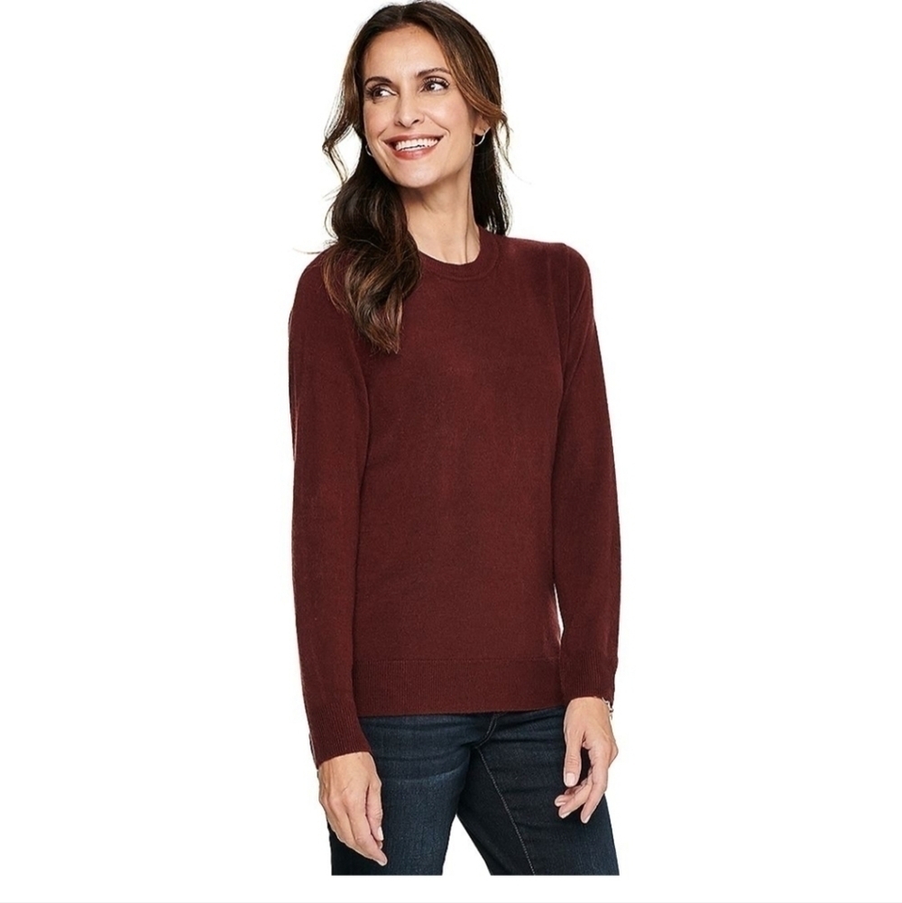 Croft and Barrow Womens extra soft crew neck sweater size 1x